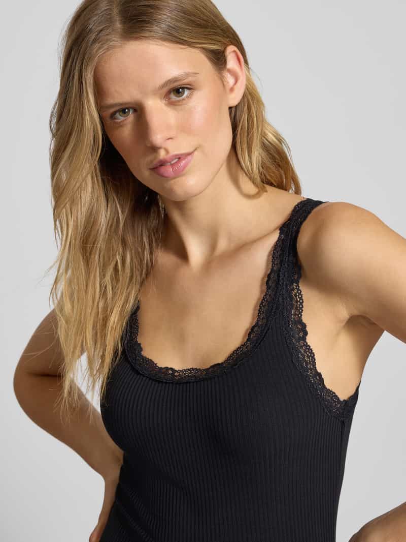 Only Slim fit top van katoenmix model 'SARAH SHARAI'