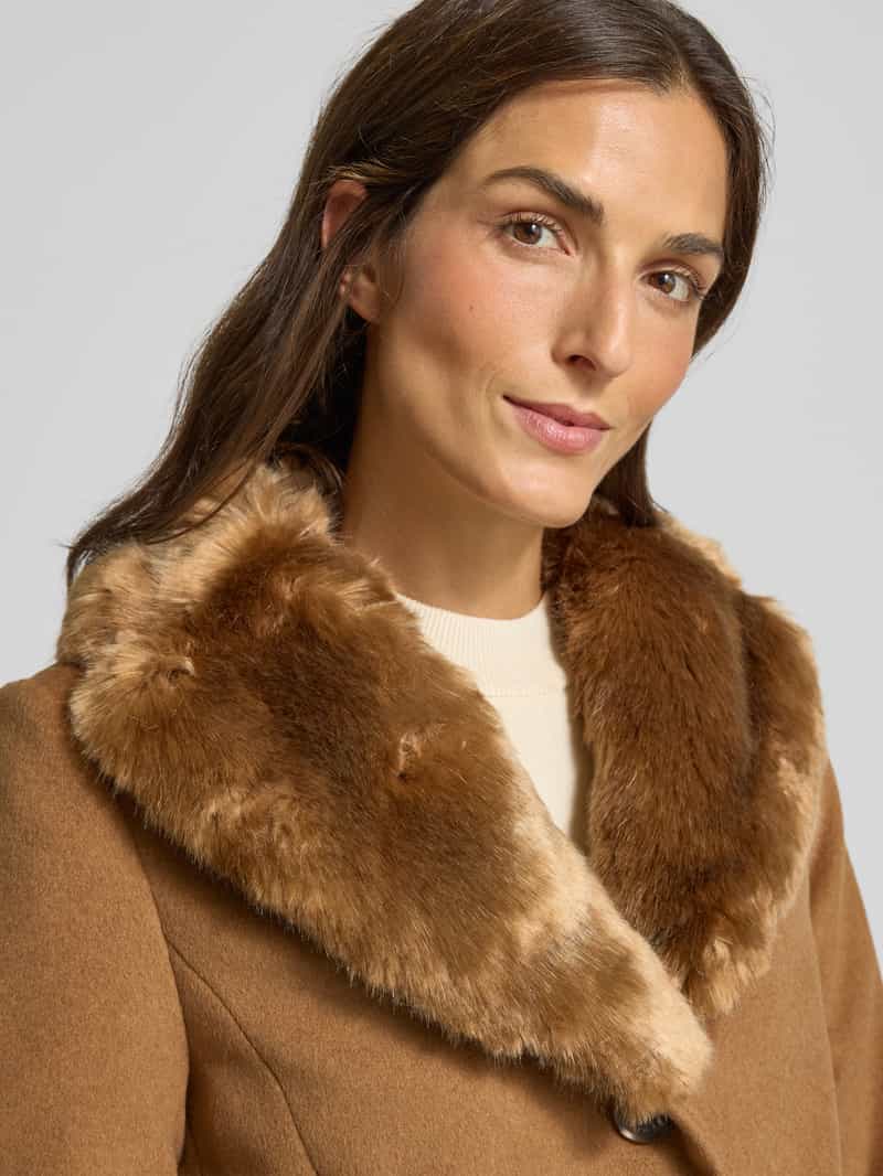 Lauren Ralph Lauren Lange jas van wolmix met kasjmier