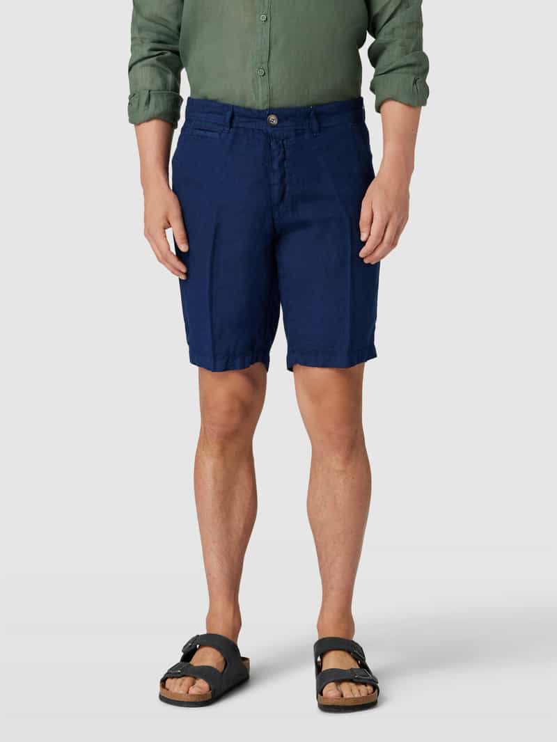 Bermuda van linnen met Franse steekzak Zeybra