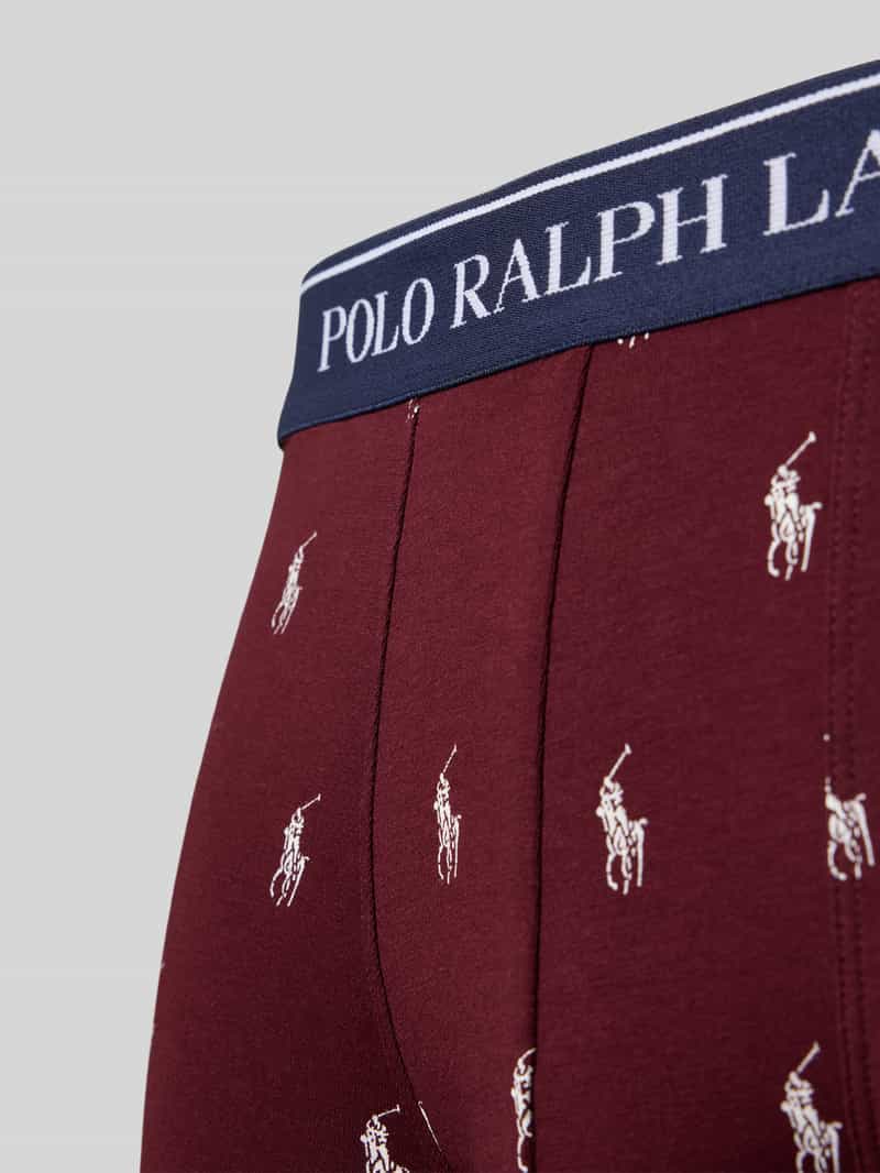 Polo Ralph Lauren Underwear Boxershort met elastische band met logo in een set van 3 stuks