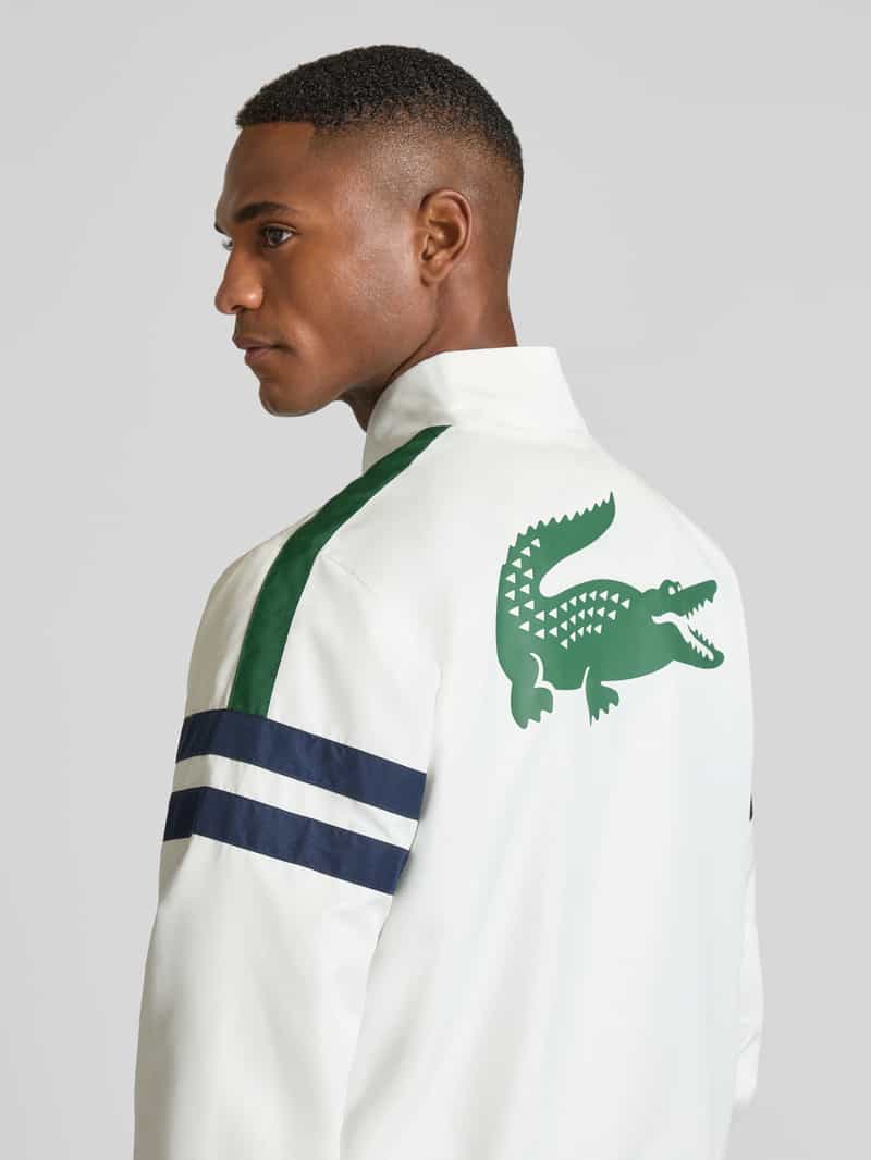 Lacoste Regular fit trainingspak met contraststrepen