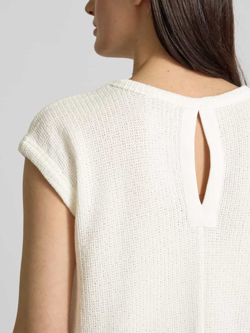 Opus Gebreide top met kapmouwen model 'Spunki'