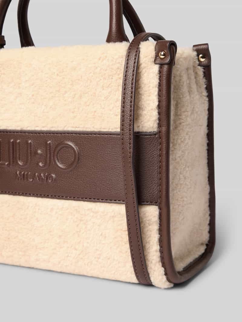 Liu Jo White Handtas met teddybont en labeldetail