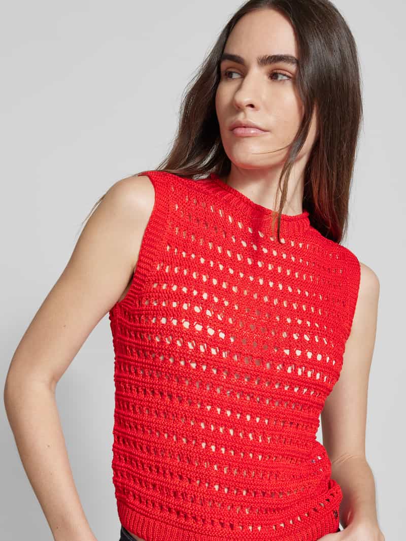 Marc Cain Tricottop met ajourpatroon