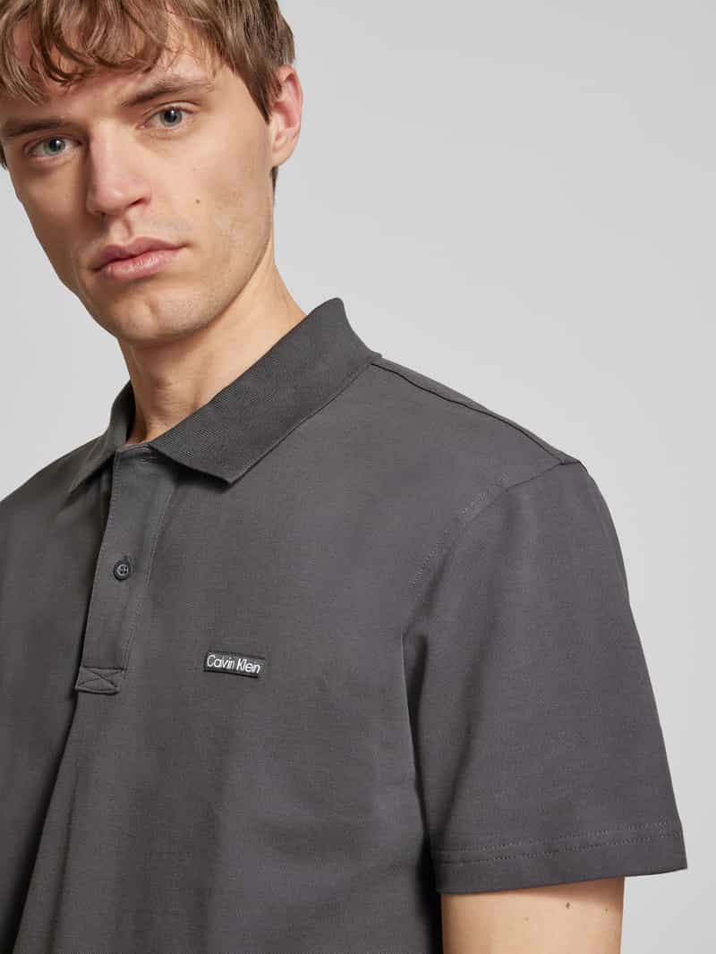 Calvin Klein Jeans Poloshirt met labelpatch