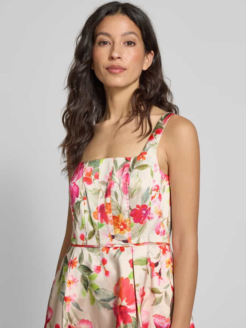 Adrianna Papell Cocktailjurk met vierkante hals