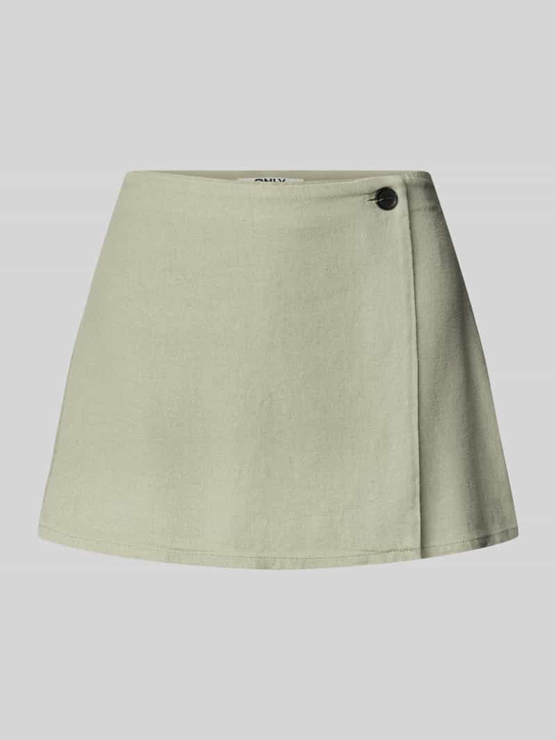 Only Korte regular fit rok met elastische band model 'CARO'