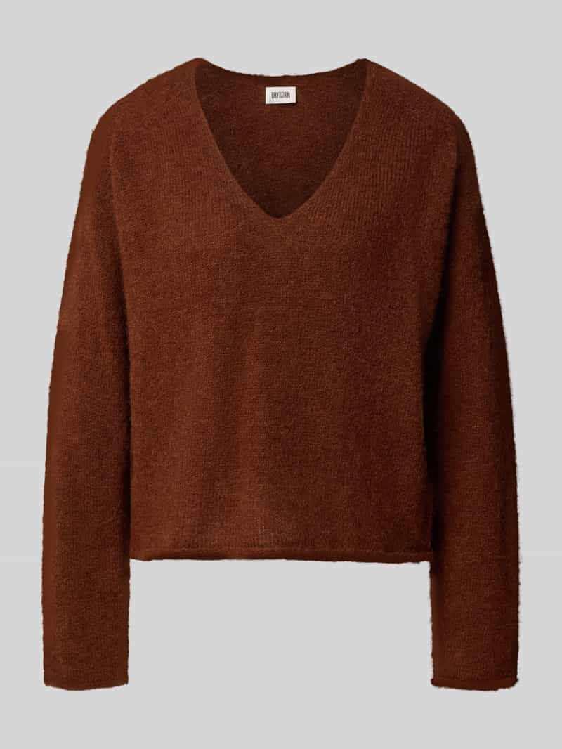 Drykorn relaxed fit gebreide pullover van alpacamix model 'SOMAIJA'