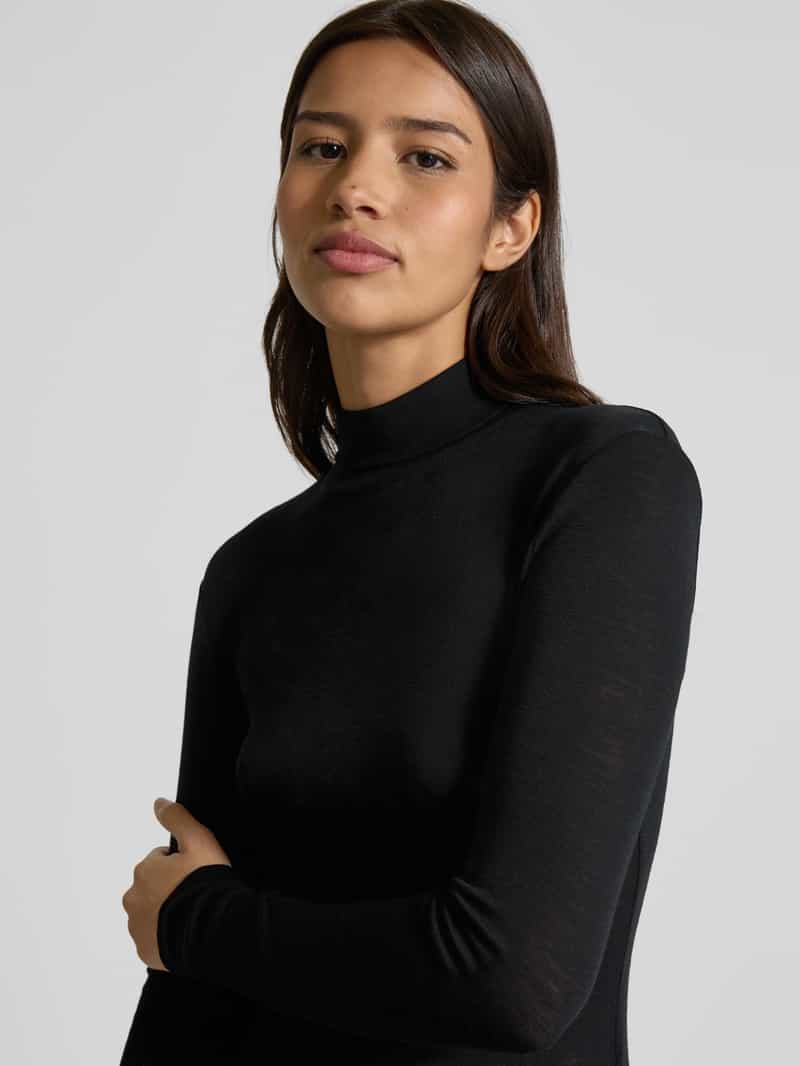 Weekend Max Mara Slim fit shirt met lange mouwen van een mix van wol en zijde model 'TESEO'