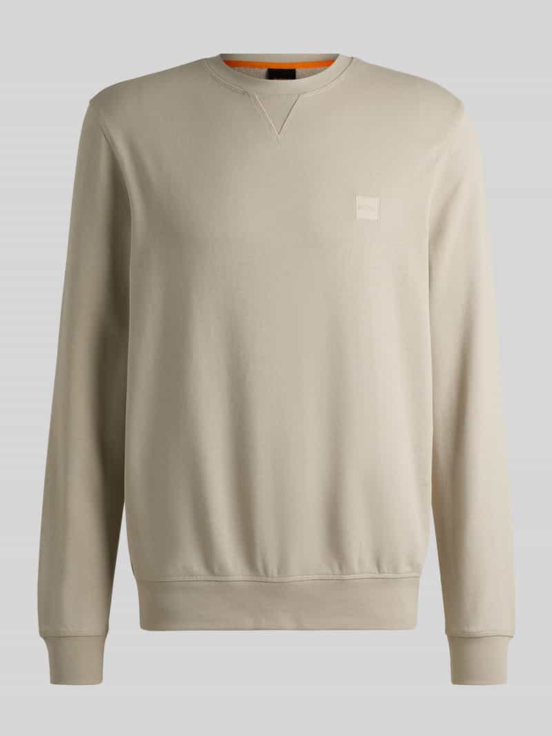 Boss Orange Regular fit sweatshirt van puur katoen model 'WESTART'