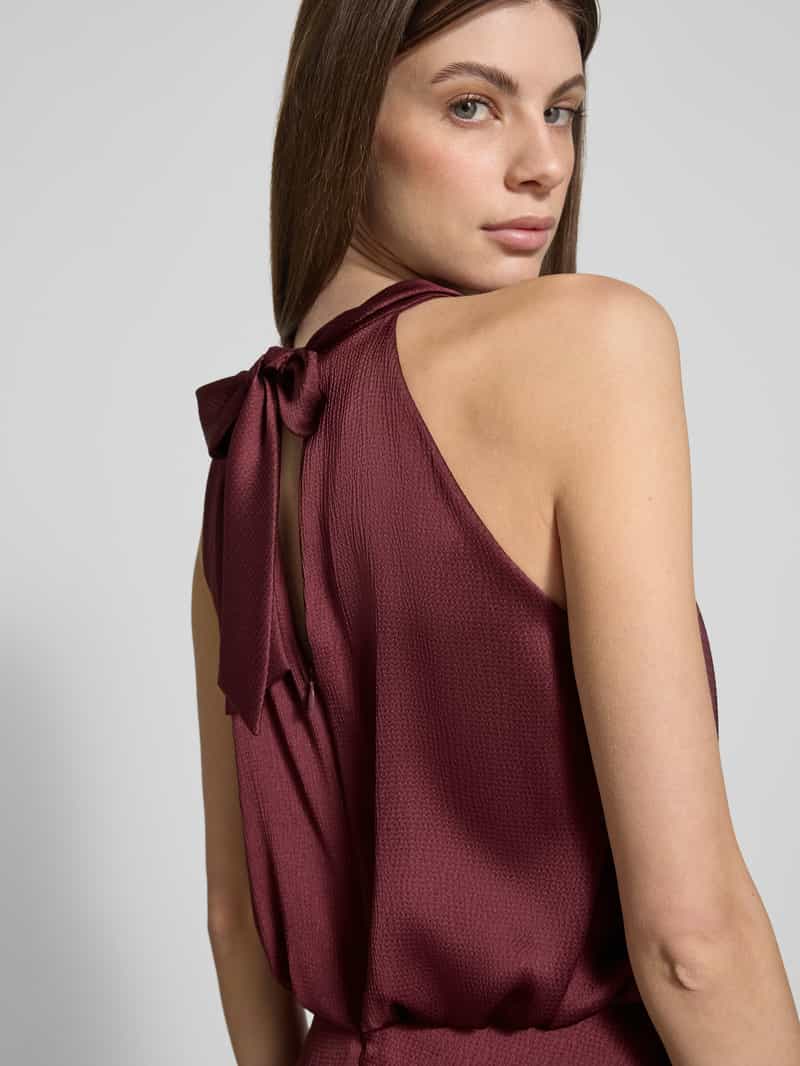 V by Vera Mont Cocktailjurk met vetersluiting en ritssluiting