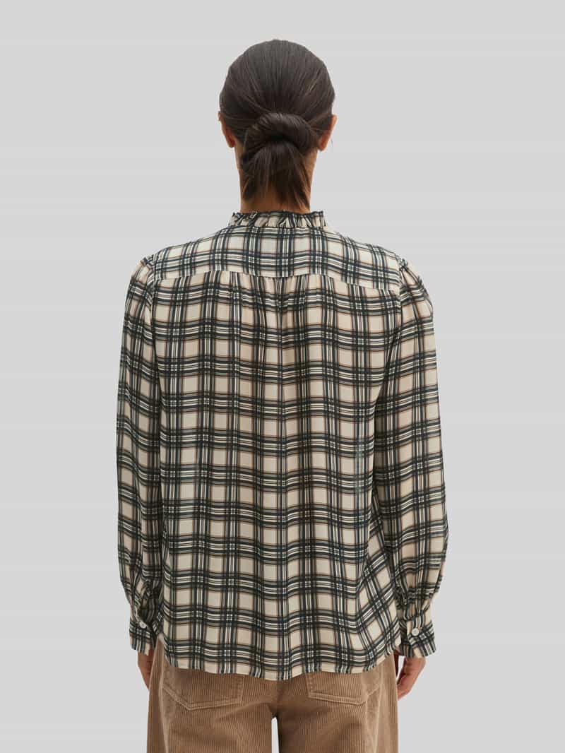 Marc O'Polo Regular fit blouse met lange mouwen van pure viscose