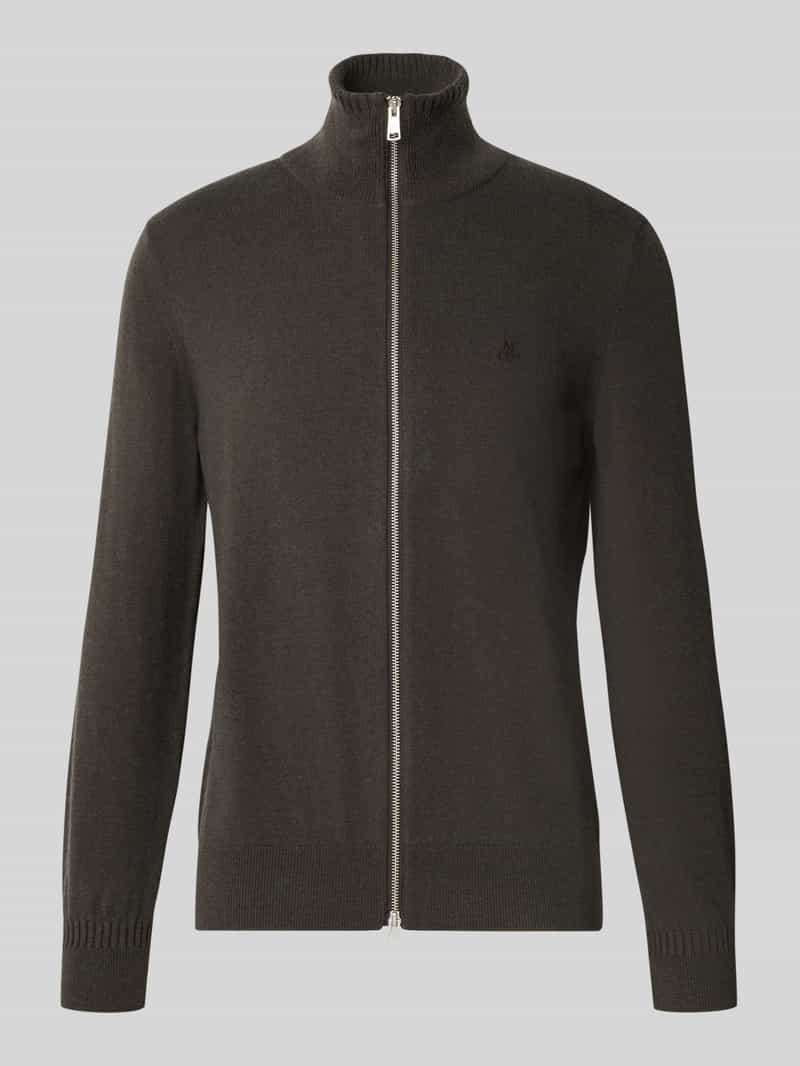 Marc O'Polo Regular fit gebreid jack van katoenmix