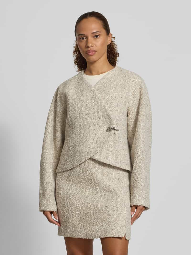 Cph Muse Blazer in bouclé-look met wol