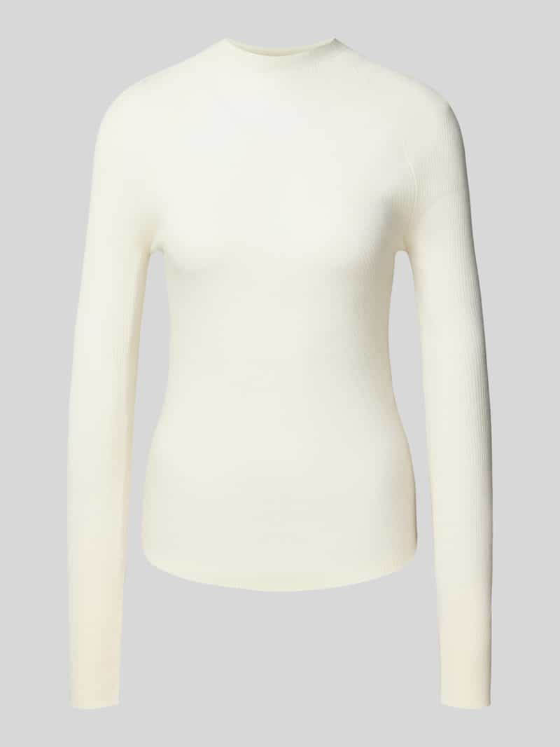 Boss Slim fit pullover met turtleneck van zuivere scheerwol model 'FOLIORA'