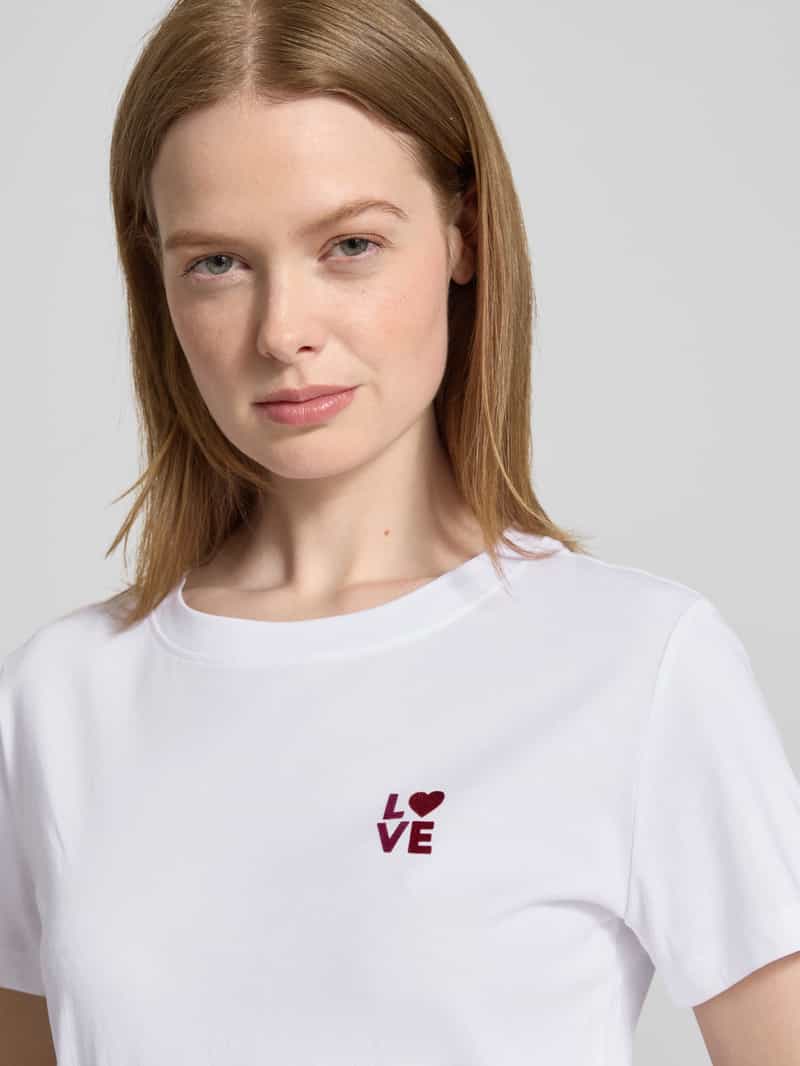Boss Orange Regular fit T-shirt van puur katoen