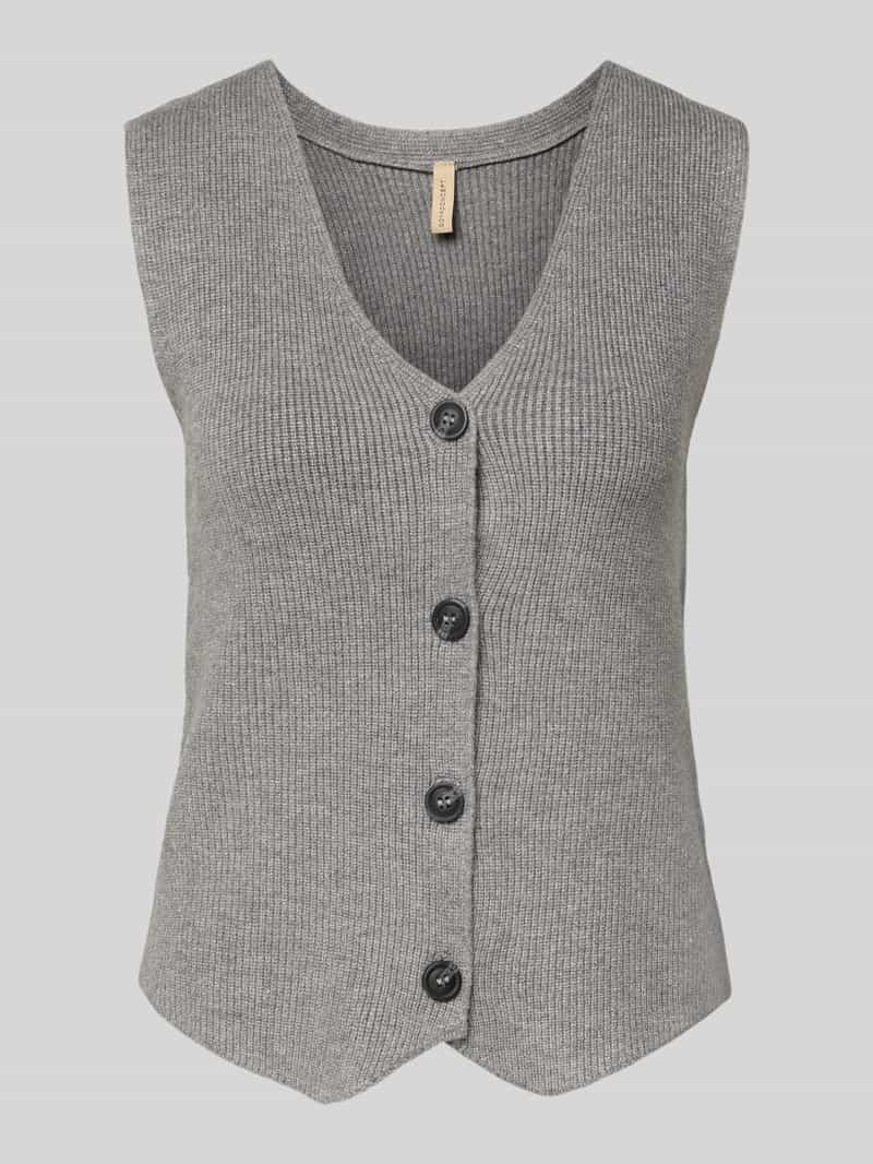 Soyaconcept Gilet met V-hals model 'KANITA'
