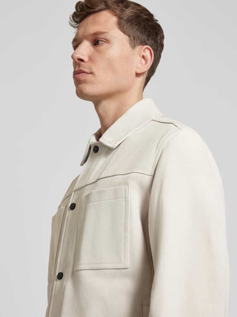 Boss Orange Jack in leerlook model 'Jomare'