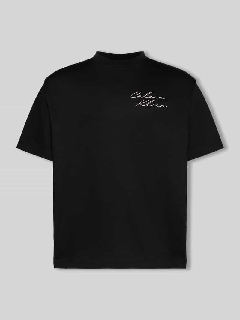 relaxed fit T-shirt van puur katoen