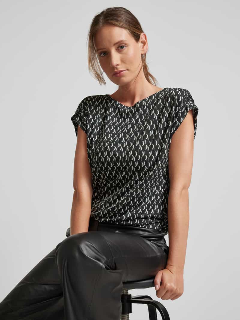 Opus Blouseshirt met ronde hals model 'Sekadi'