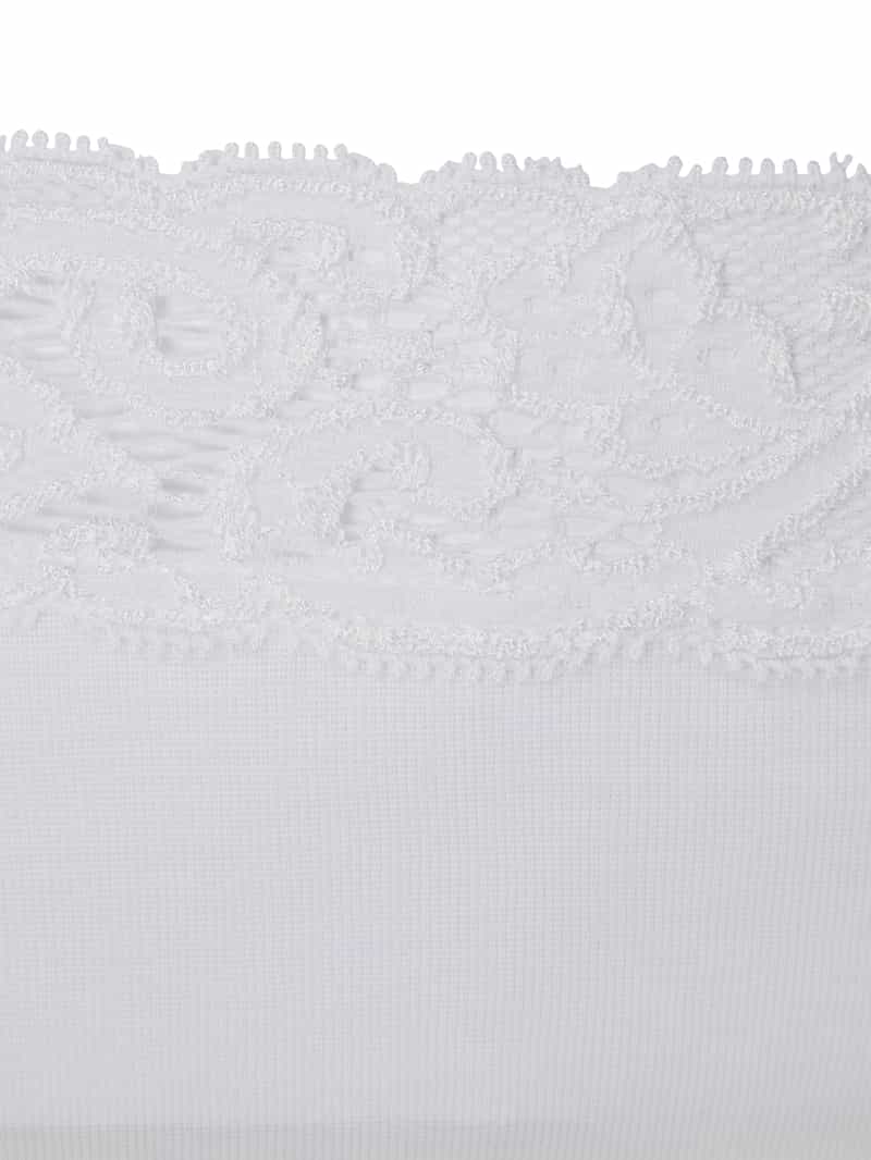 Hanro Slip van katoen met kant model 'Moments'