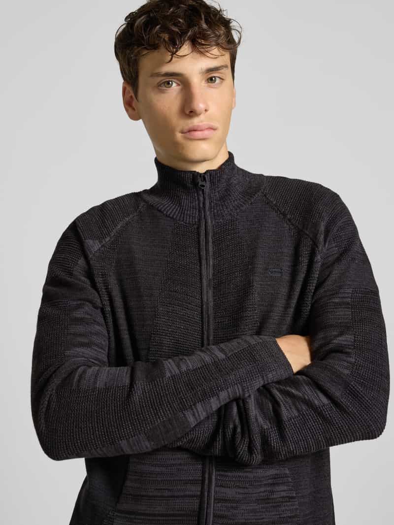 G-Star Raw Gebreid vest met opstaande kraag