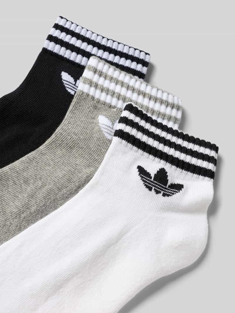 adidas Originals Sokken met labelprint in een set van 3 paar