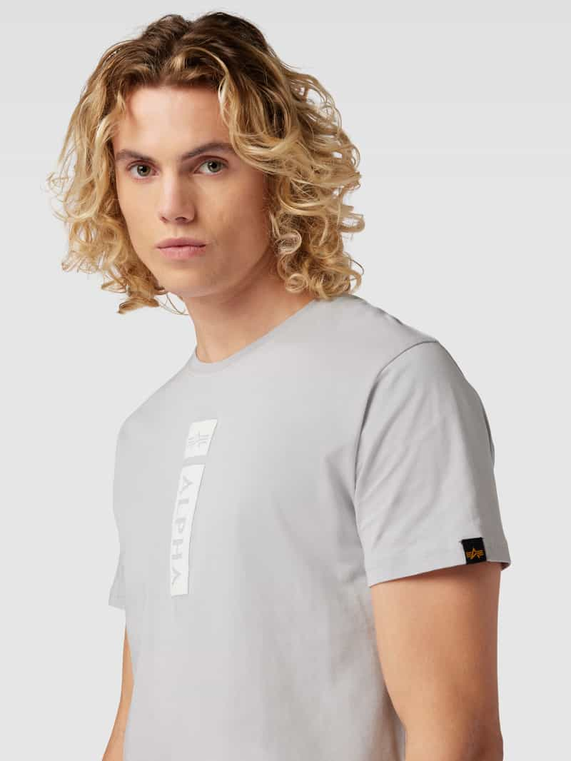 alpha industries T-shirt met labelprint