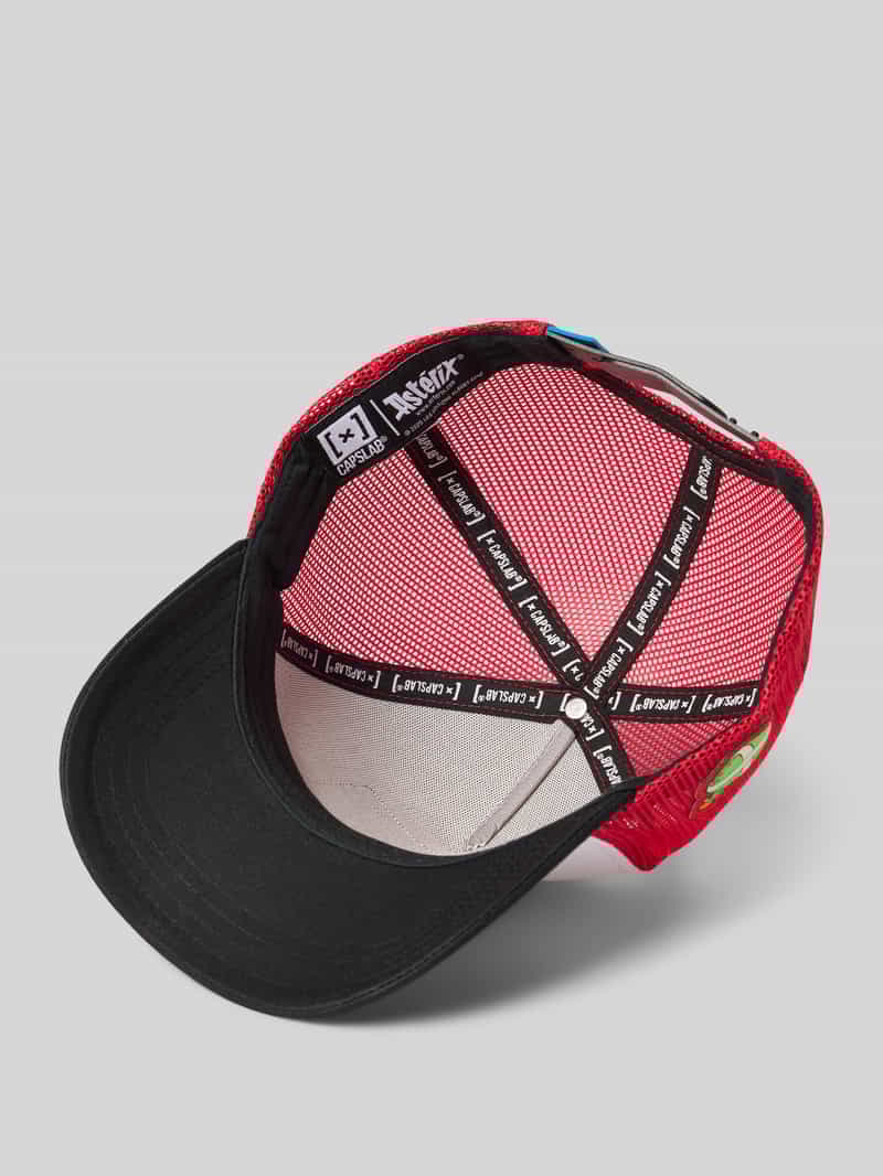 Capslab Baseballpet met motiefstitching