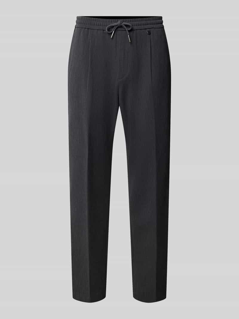 Antony Morato Regular fit broek met elastische band en tunnelkoord