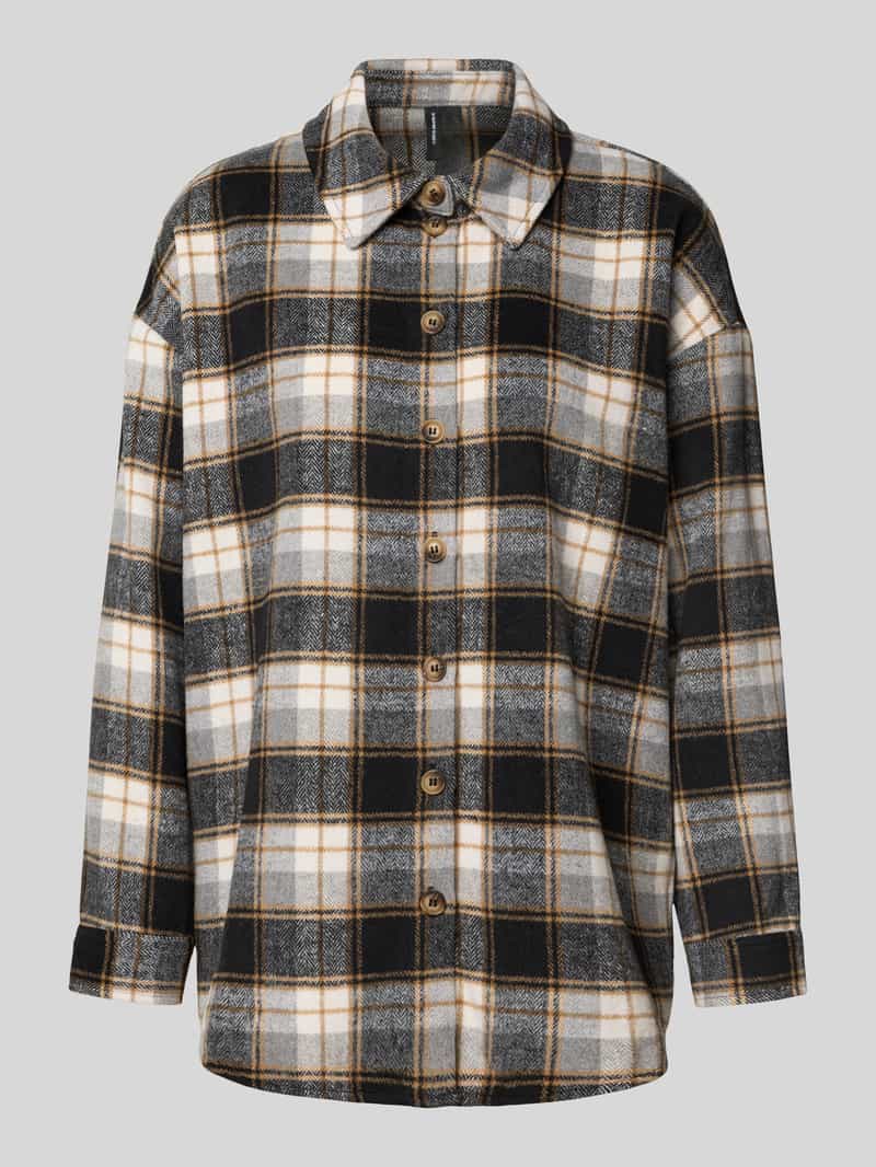 Vero Moda Regular fit overhemdblouse met ruitmotief model 'NAYA'