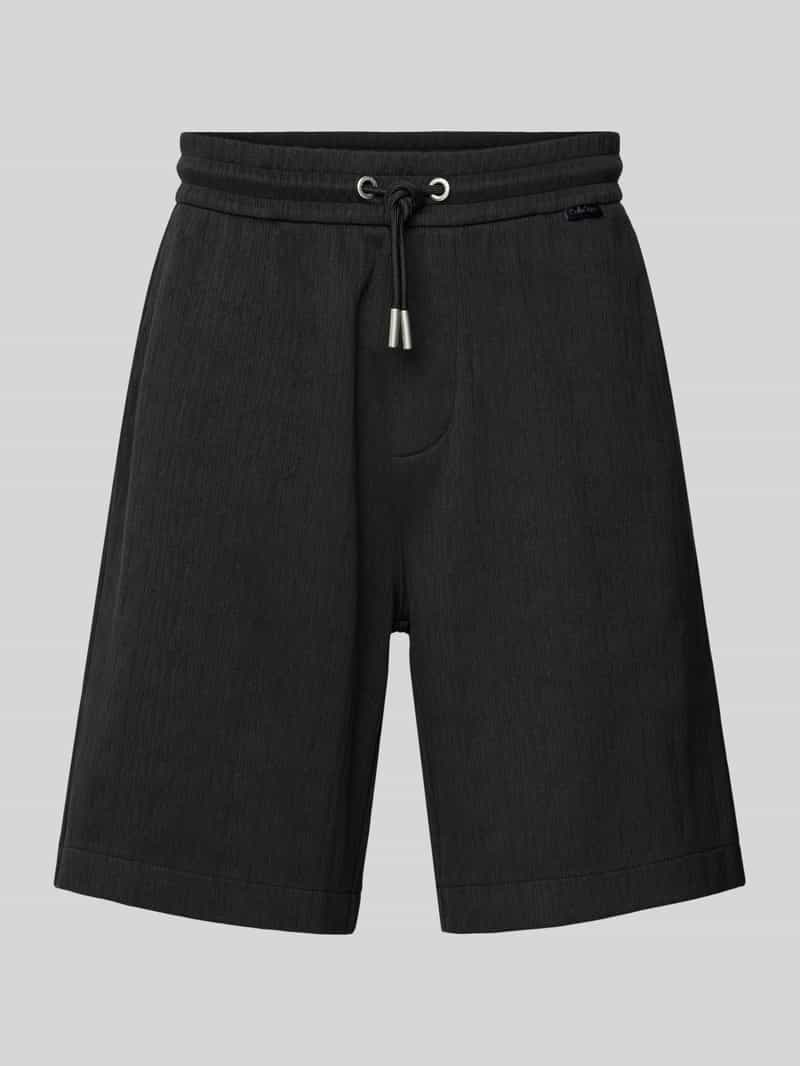 CK Calvin Klein Regular fit sweatshorts met labeldetail