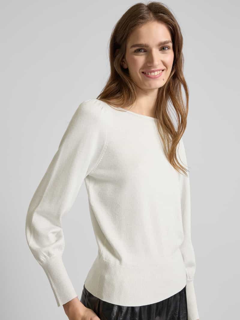 Zero Gebreide pullover met ribboorden