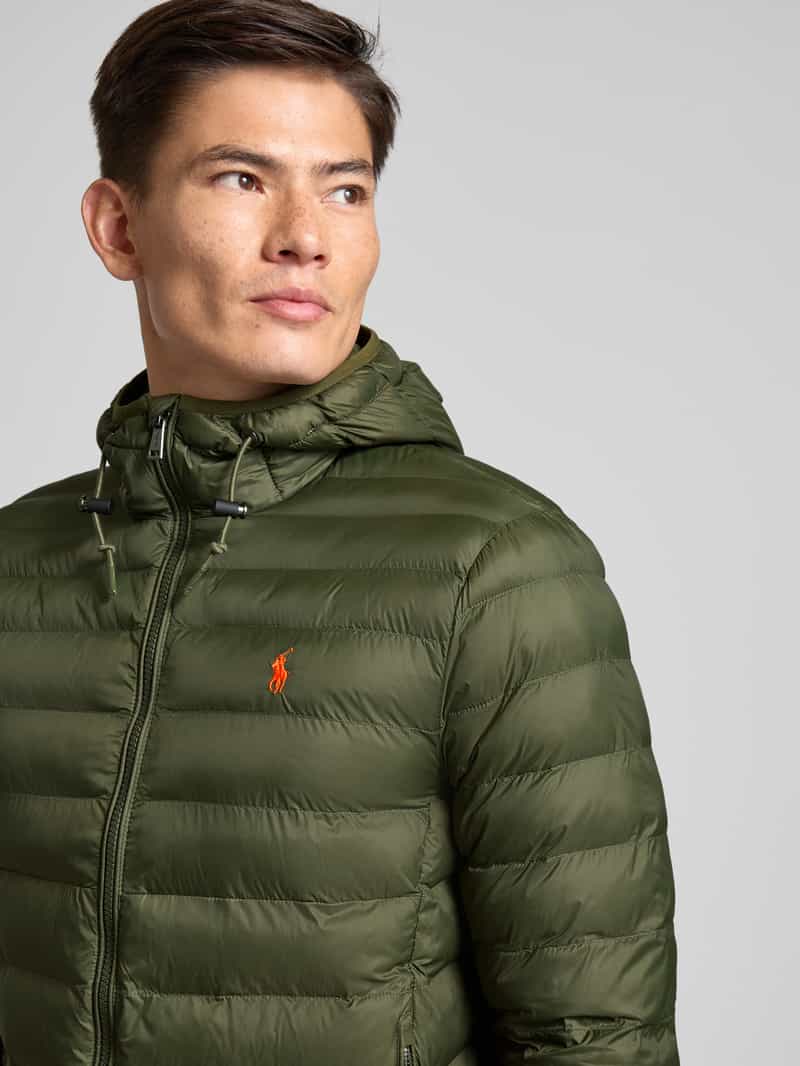 Polo Ralph Lauren Gewatteerd jack met logostitching model 'TERRA'