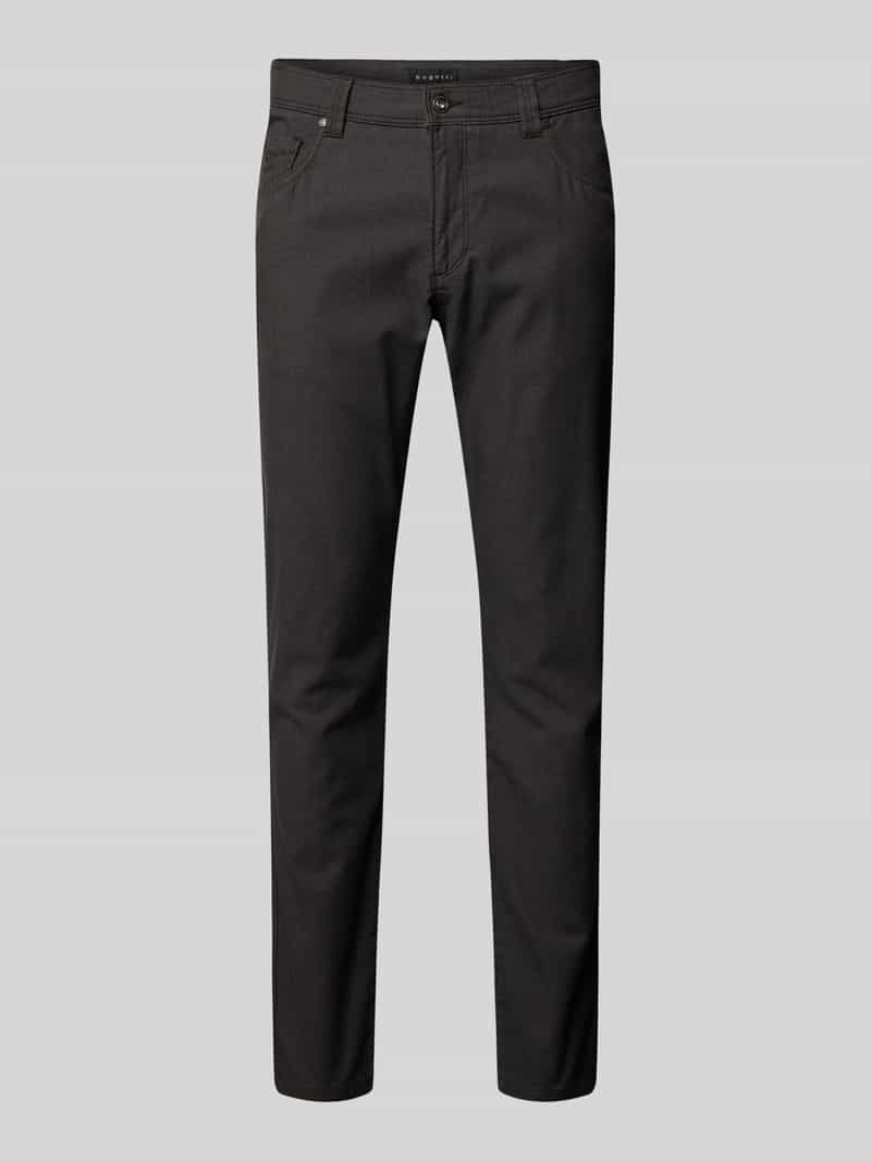 Bugatti Regular fit broek met labeldetail model 'CORDOBA'