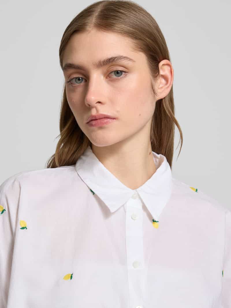 Only Boxy fit overhemdblouse van puur katoen model 'NEW LINA GRACE'