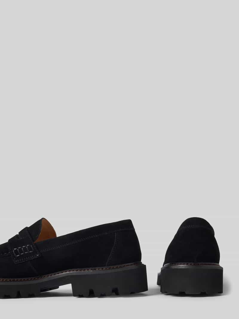 Steve Madden Leren loafers met schachtbrug model 'NOORDIN'