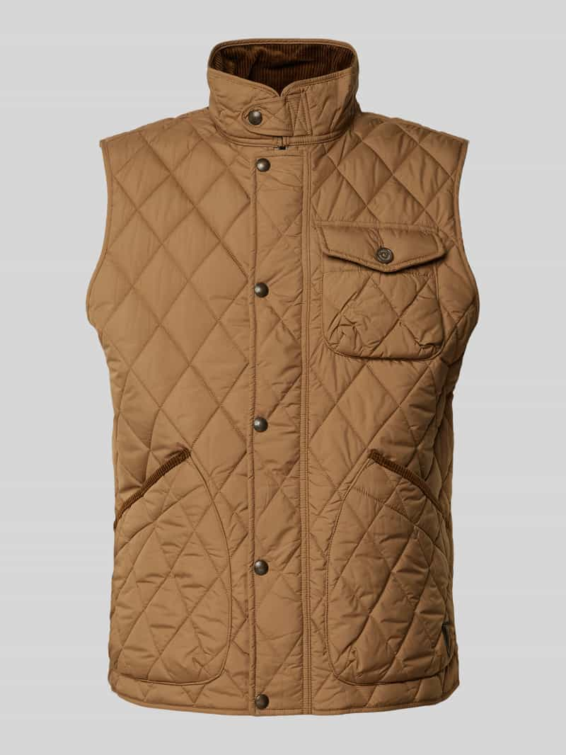 Polo Ralph Lauren Regular fit bodywarmer met opstaande kraag, model 'BEATON'