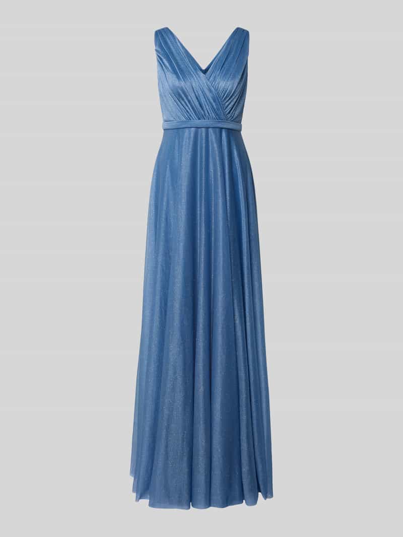 Avondjurk met glitter-mesh