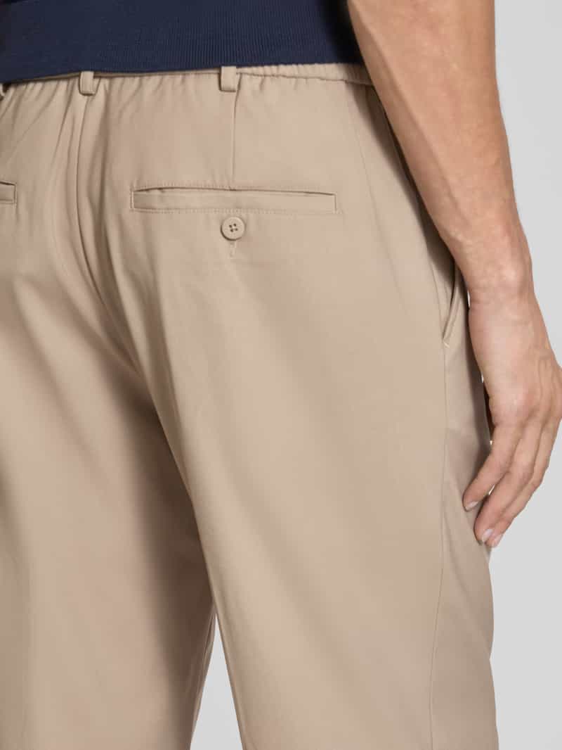 JAKE*S STUDIO MEN Straight leg broek met bandplooien