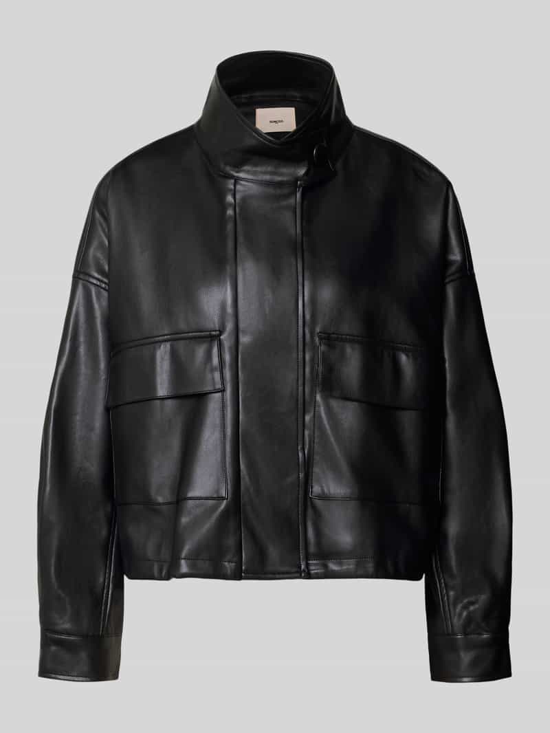 SUNCOO PARIS Jack in leerlook met klepzakken model 'DANAO'