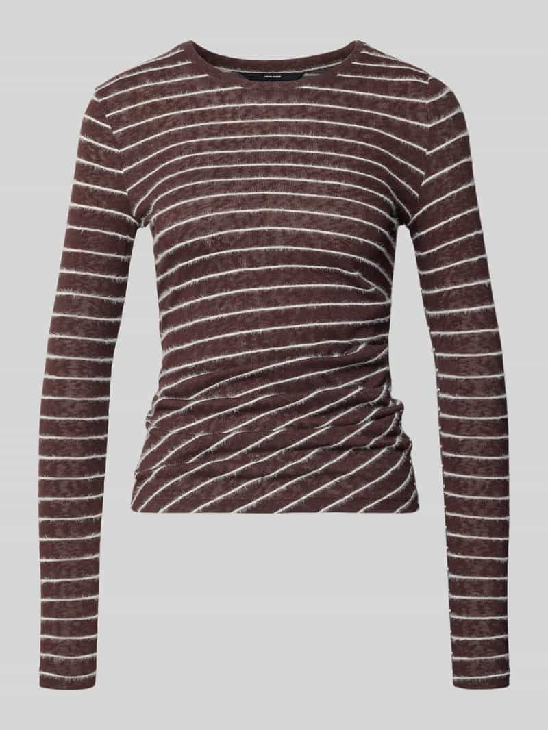 Vero Moda Shirt met lange mouwen met zijwaartse plooien