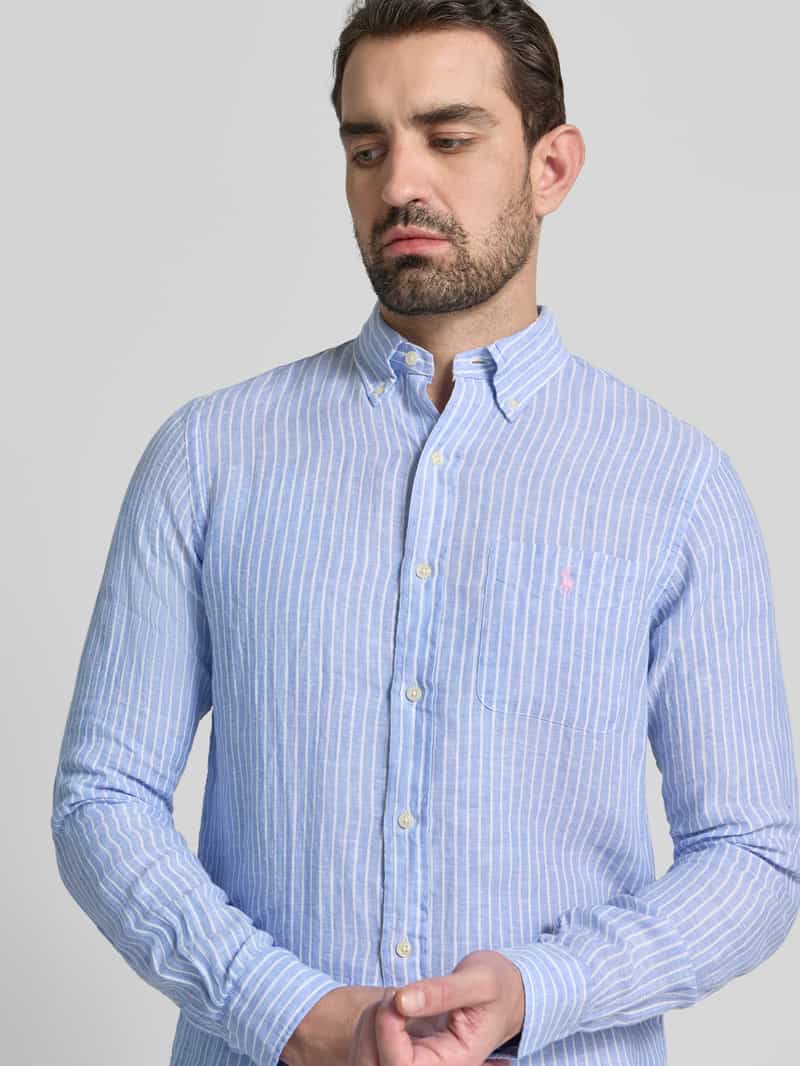 Polo Ralph Lauren Regular fit vrijetijdsoverhemd van puur linnen