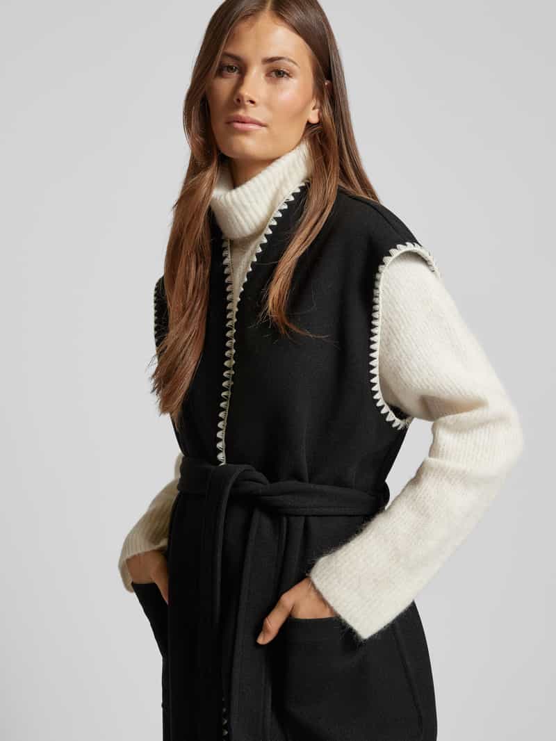 FREE QUENT Gilet met opgestikte steekzakken model 'Yanna'