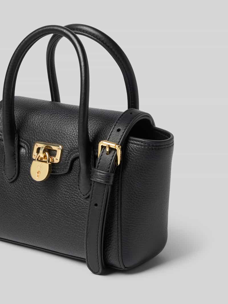 Lauren Ralph Lauren Handtas van rundleer met draagbanden