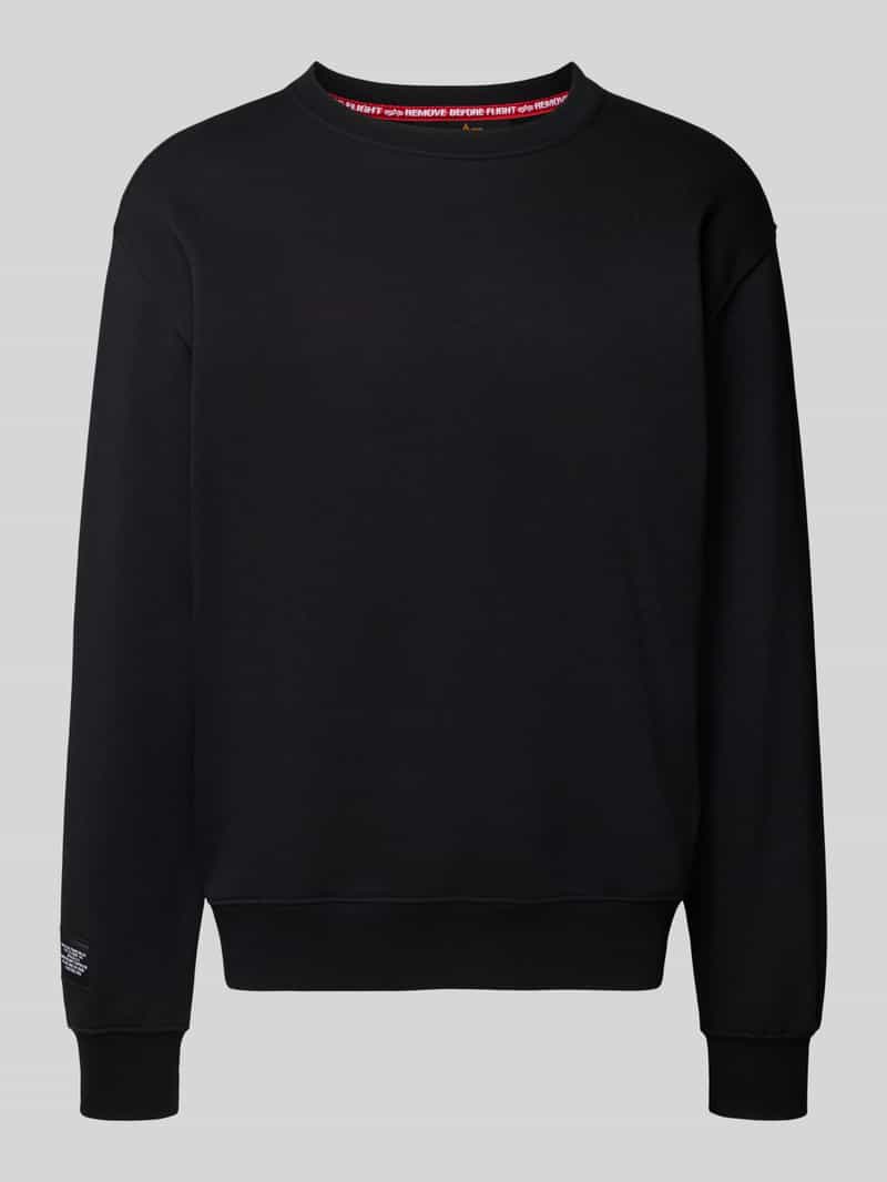 alpha industries Sweatshirt met labeldetail