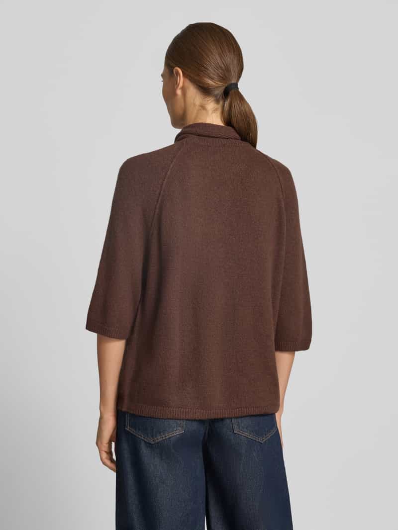 Smith and Soul Gebreid shirt met sjaal en ronde hals
