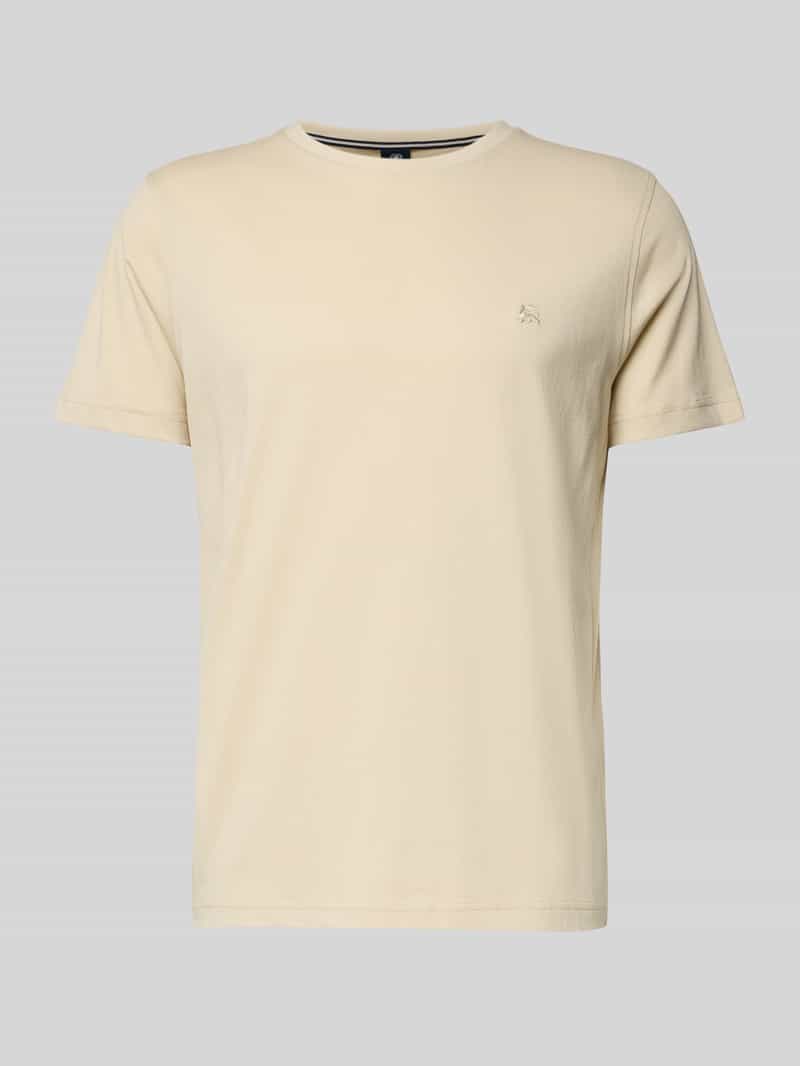 Lerros T-shirt met logostitching