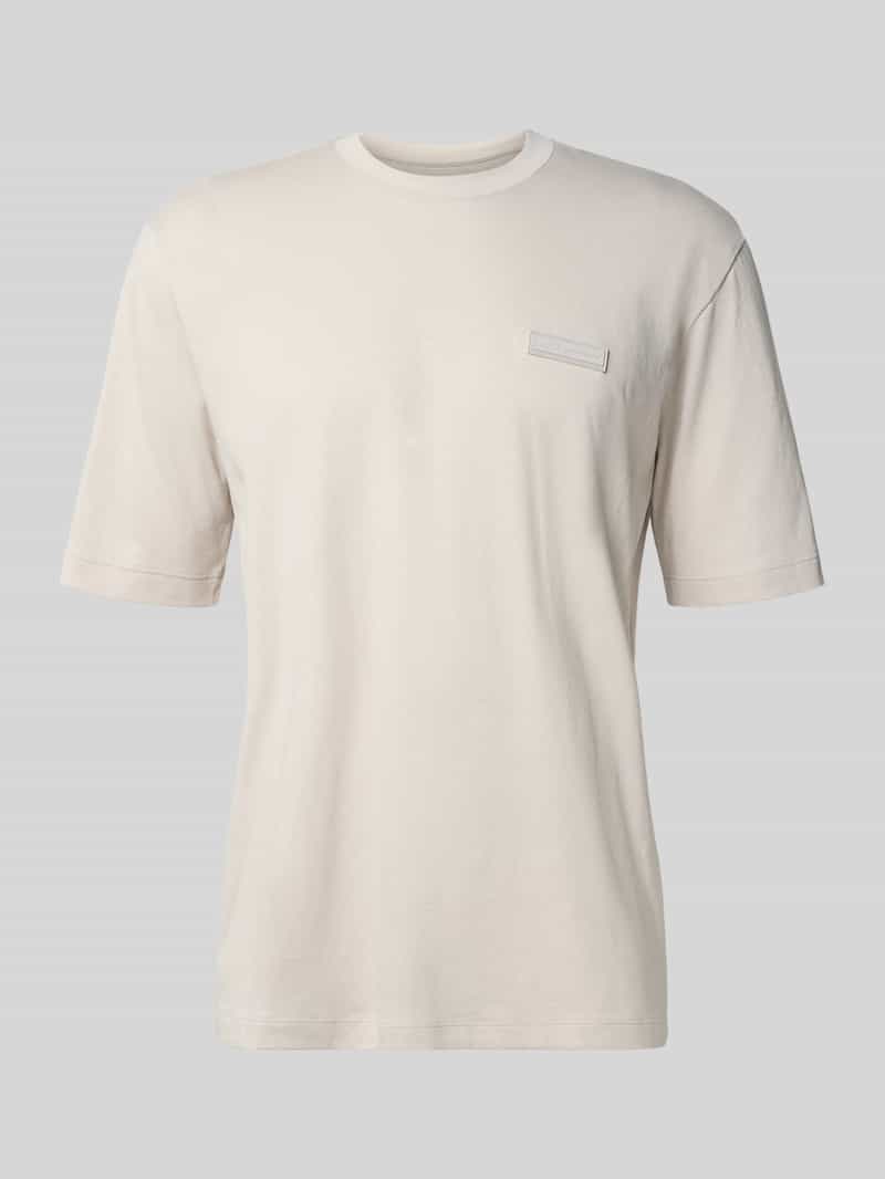 Armani Exchange T-shirt met labelpatch