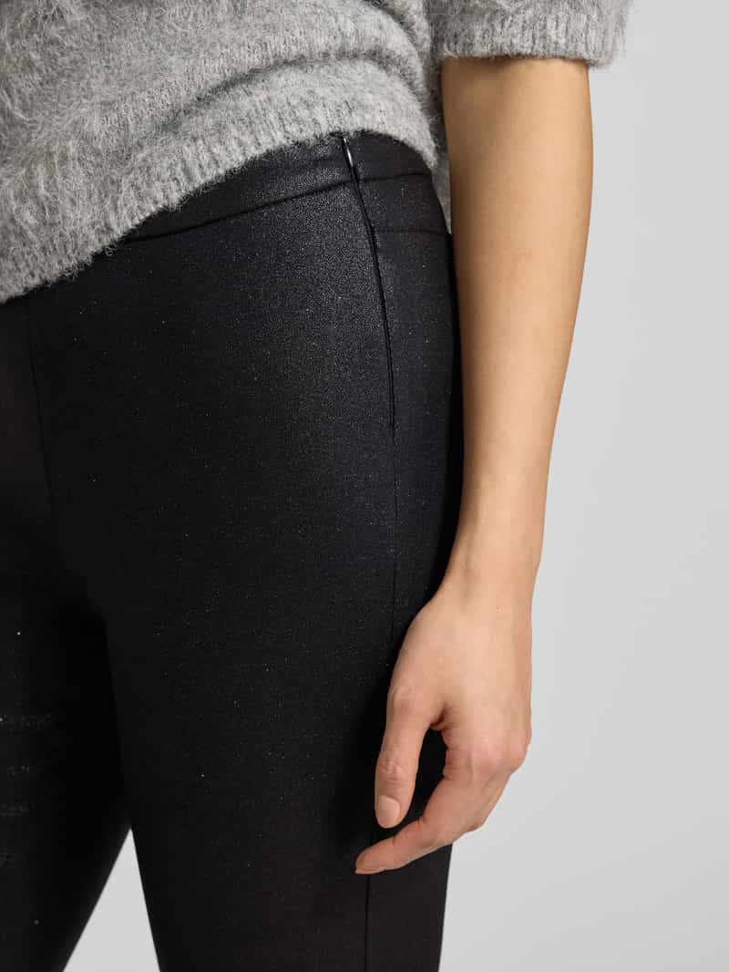 s.Oliver BLACK LABEL Skinny fit broek van viscosemix